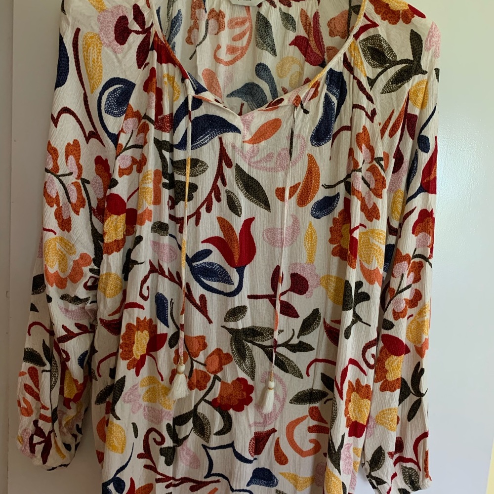 CJ Banks peasant blouse 3X